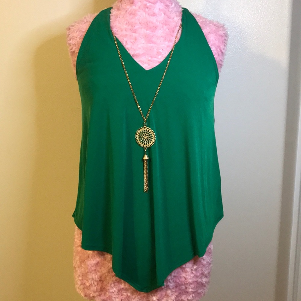 Olive Green Sleeveless shirt